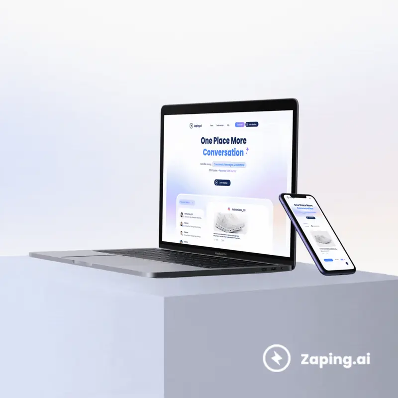 Zaping.ai landing page